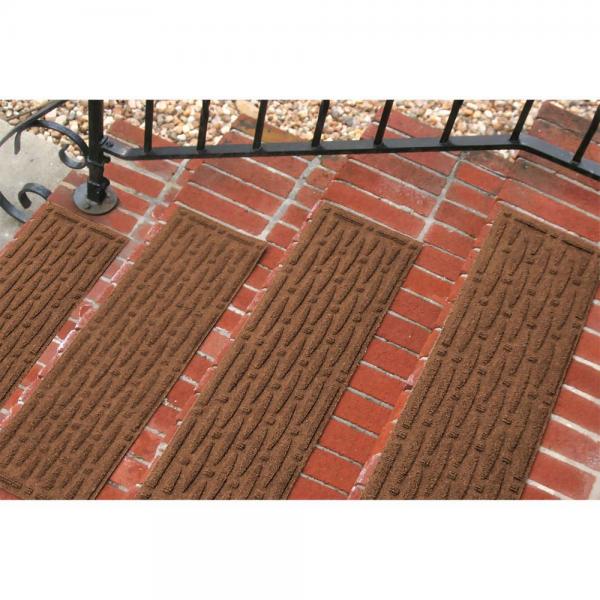 Waterhog Stair Treads Mesh Design Dark Brown