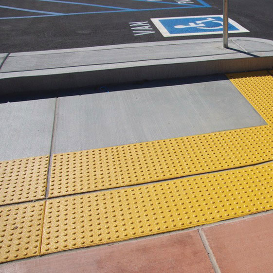 View: ADA Compliant Detectable Warning Mats