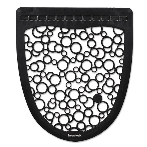 Boardwalk Rubber Urinal Mat Black White