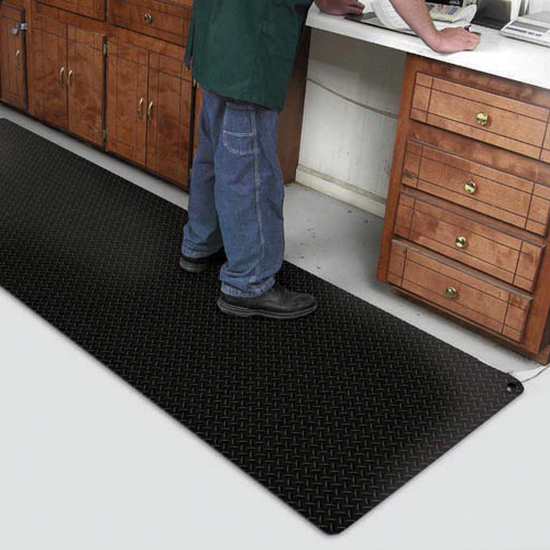Conductive Diamond Foot Anti Static Mat by Commercial Mats and Rubber.com