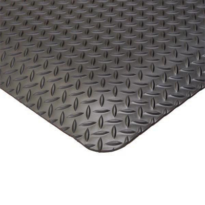 Conductive Diamond Plate Anti Fatigue Mat by Commercial Mats and Rubber.com