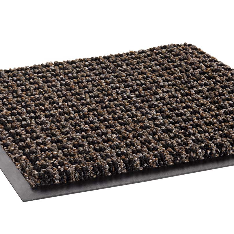 Oxford Elite Mat with Anti-Microbial Backing Black/Brown