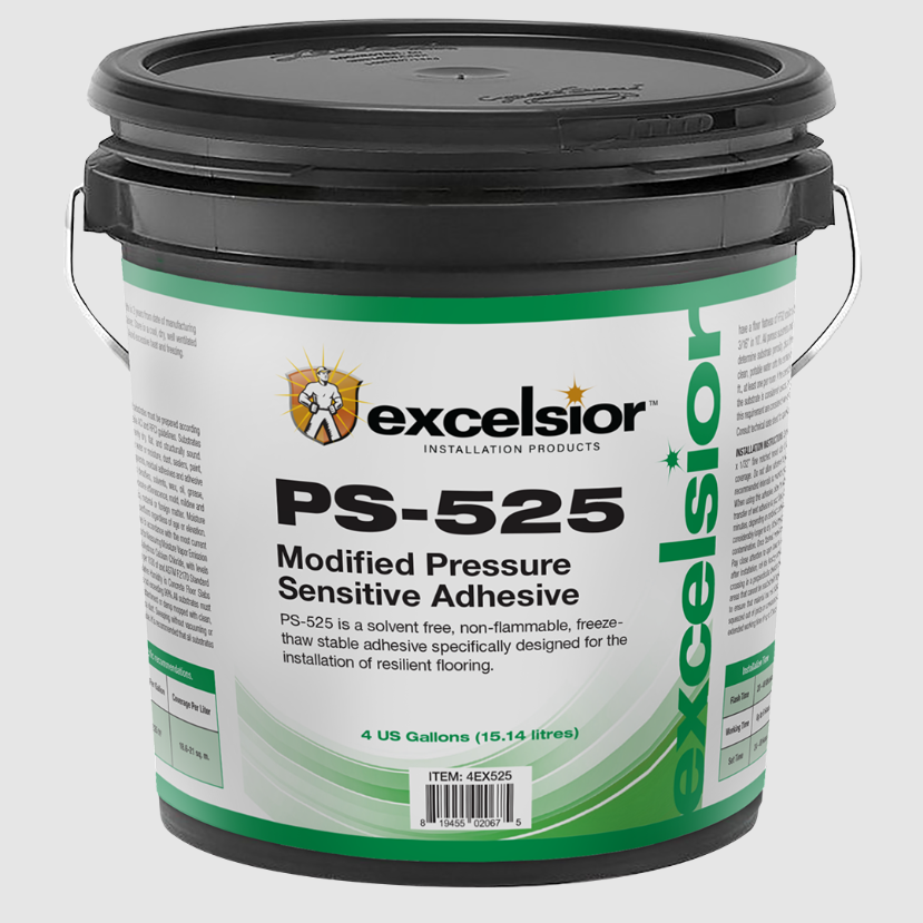 Excelsior PS-525 Rubber Vinyl Tile & Stair Tread Adhesive