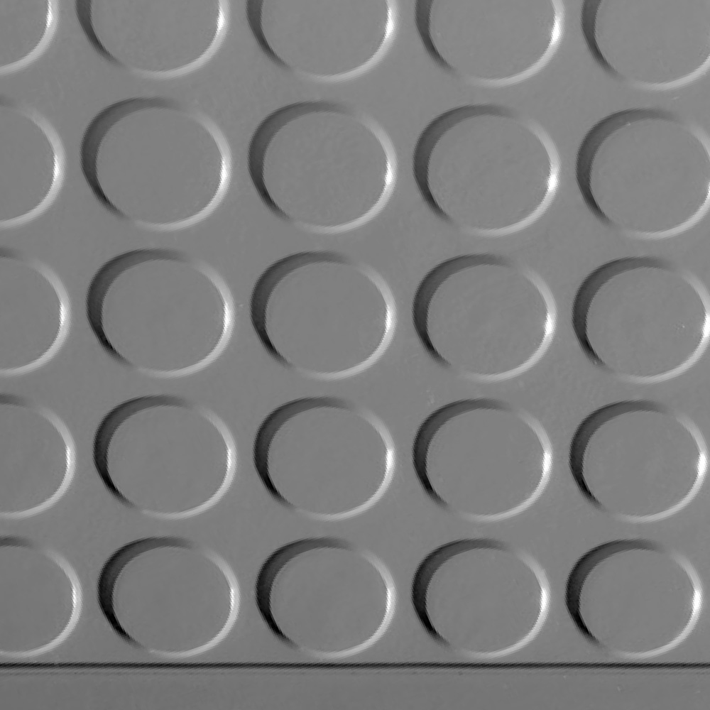 Roppe Vantage Profile Raised Circle Rubber Stair Treads without Riser