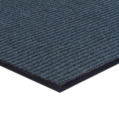 Apache Ribbed Entrance Mat in Blue